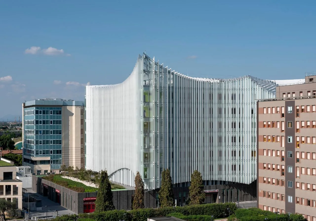 BIM architecture | Hospital that can absorb haze: New Surgery and Emergency Center of Milan San Rafael Hospital/MCA Architecture Firm