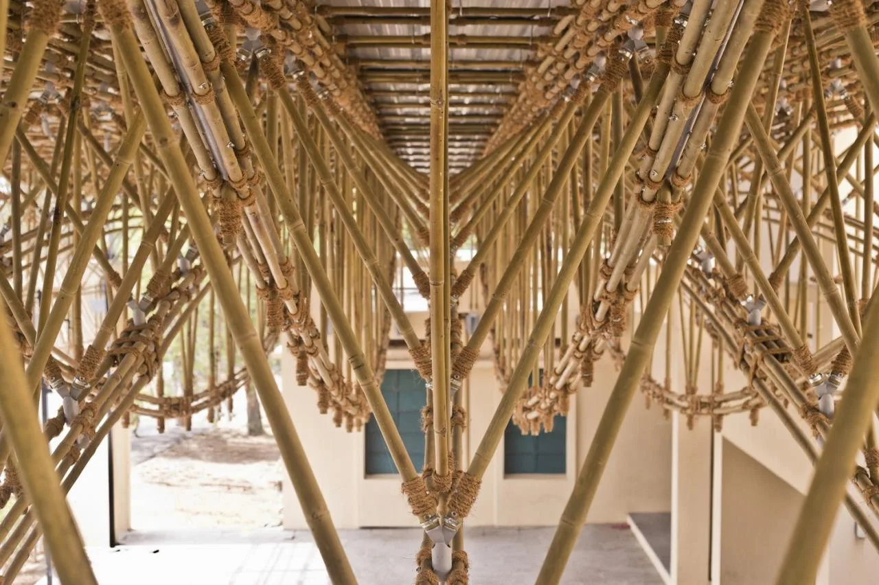 BIM Architecture | Craftsman Bamboo System Yogashala/ThumbImpressions