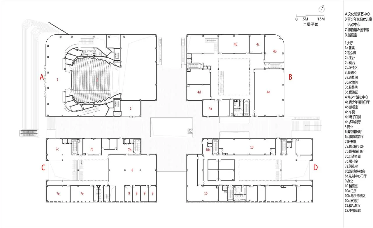 BIM Architecture | Xiangshui Cultural and Art Center/ATAH Landscape Architecture