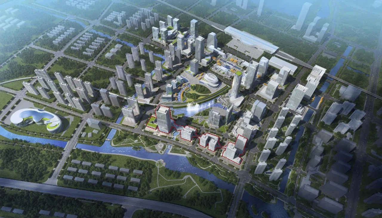 BIM Architecture | Moc Xinguangli · Suzhou High Speed Rail New City Composite Commercial Block/Jianhe Architecture