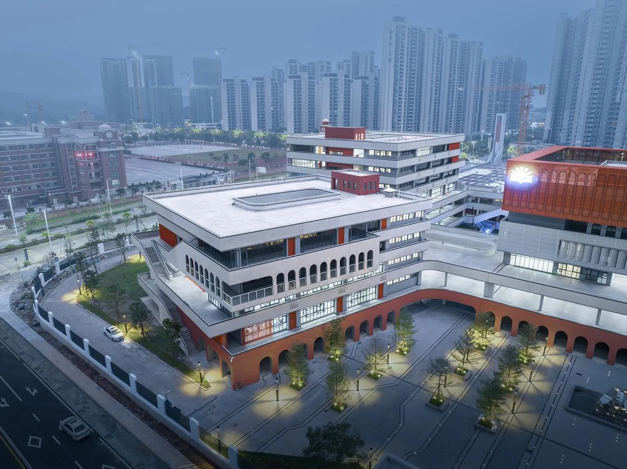BIM Architecture | Taishan Guangxu Experimental School/Xiangwai Construction Studio