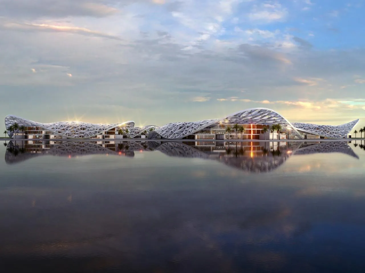 BIM Architecture | Dubai to Build New Technology Zone Creekside, Net Zero Carbon Zone/URB