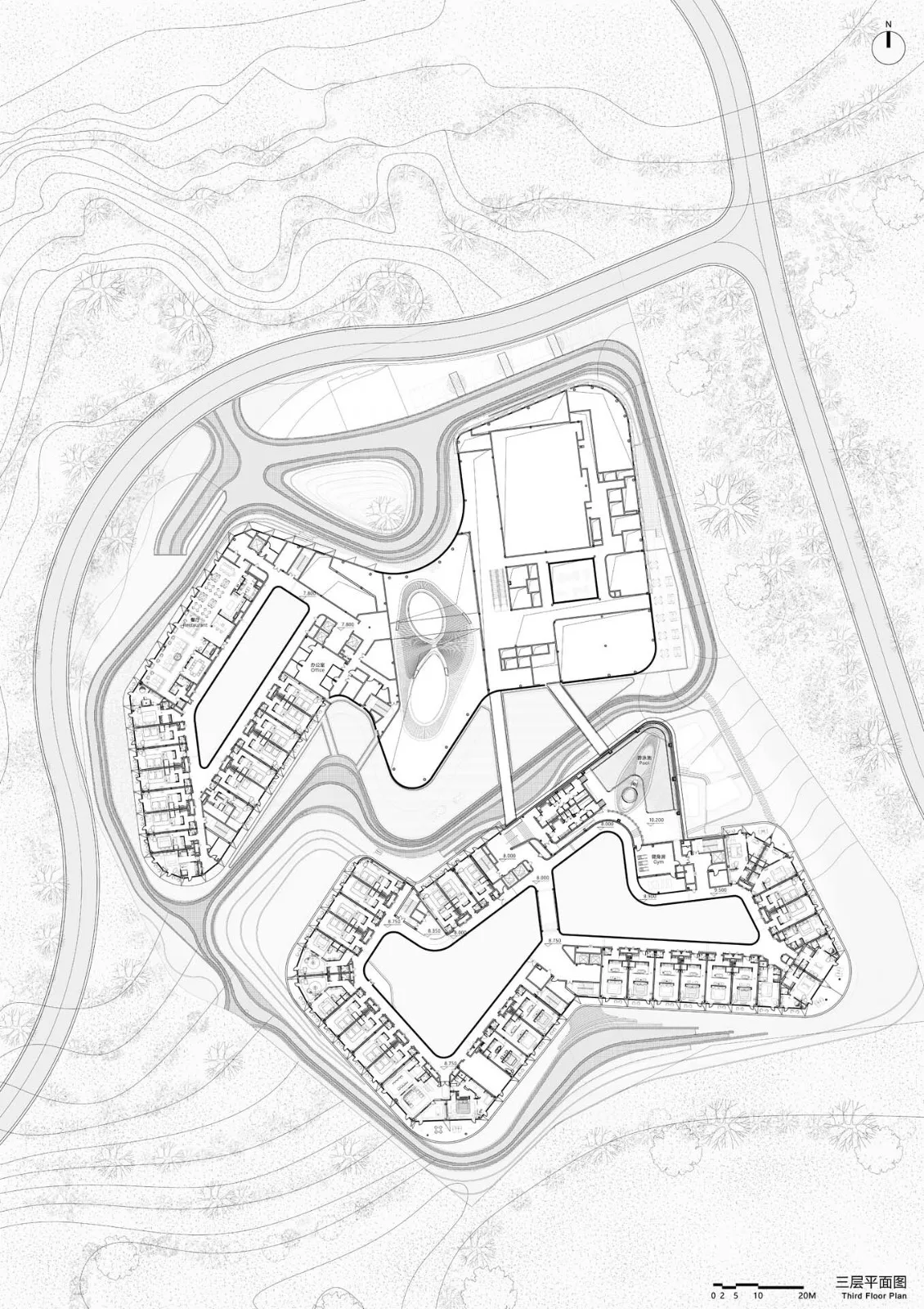 BIM Architecture | Nanjing Ritz Hotel/Shanghai Chuangmeng International Architectural Design