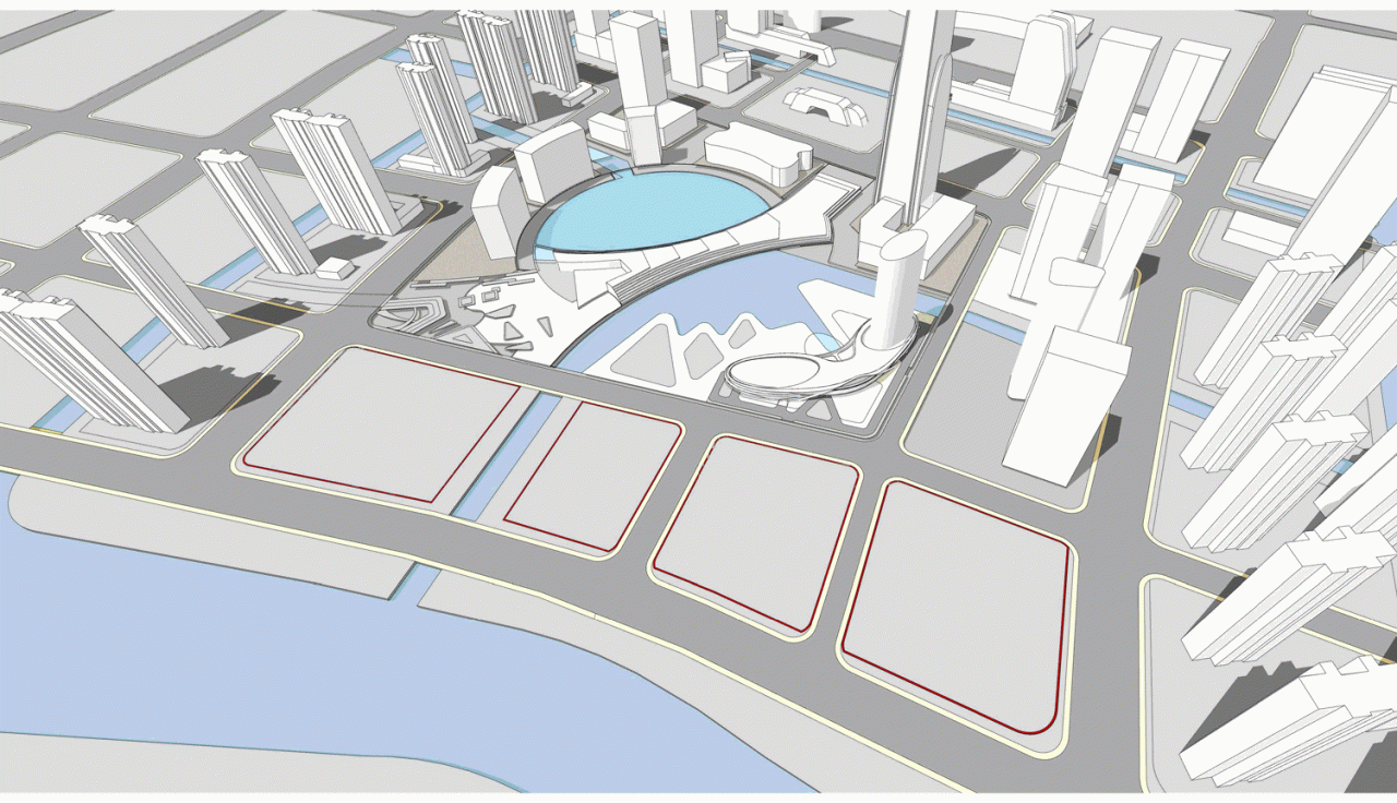 BIM Architecture | Moc Xinguangli · Suzhou High Speed Rail New City Composite Commercial Block/Jianhe Architecture