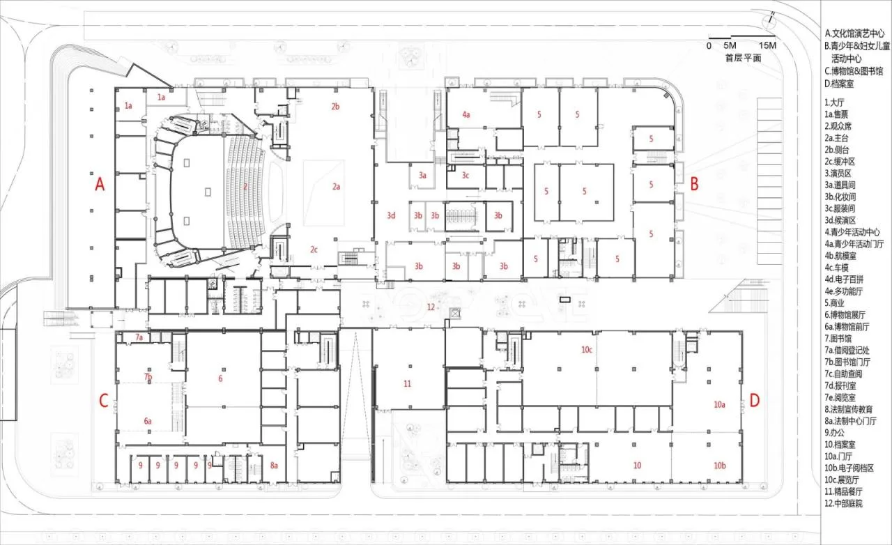 BIM Architecture | Xiangshui Cultural and Art Center/ATAH Landscape Architecture