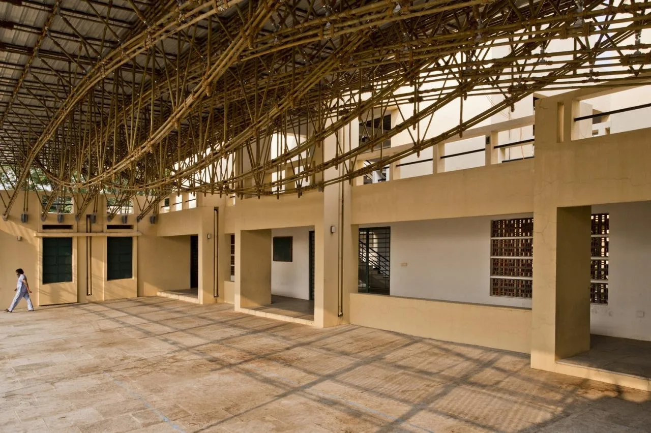 BIM Architecture | Craftsman Bamboo System Yogashala/ThumbImpressions