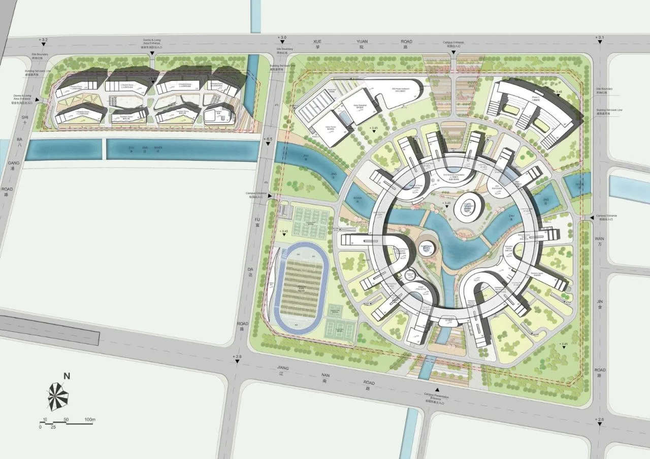 BIM Architecture | Xi'an Jiaotong Liverpool University Taicang Campus/HPP Architects
