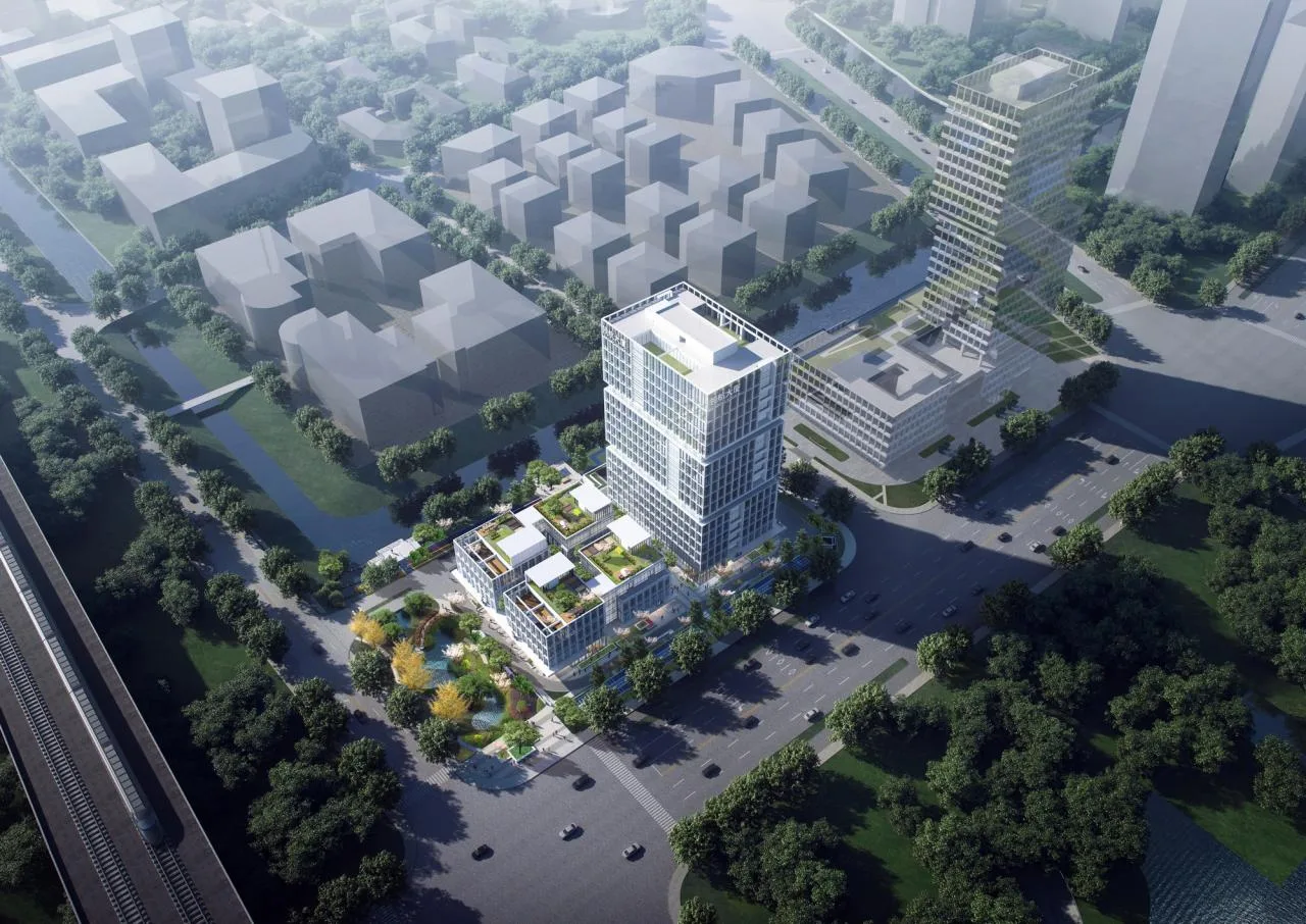 BIM Architecture | Changzhou High Speed Rail New City Navigation Building/Jianhe Architecture