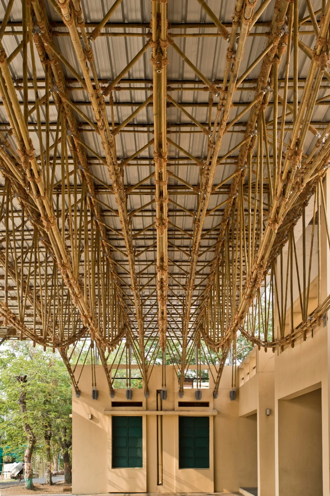 BIM Architecture | Craftsman Bamboo System Yogashala/ThumbImpressions