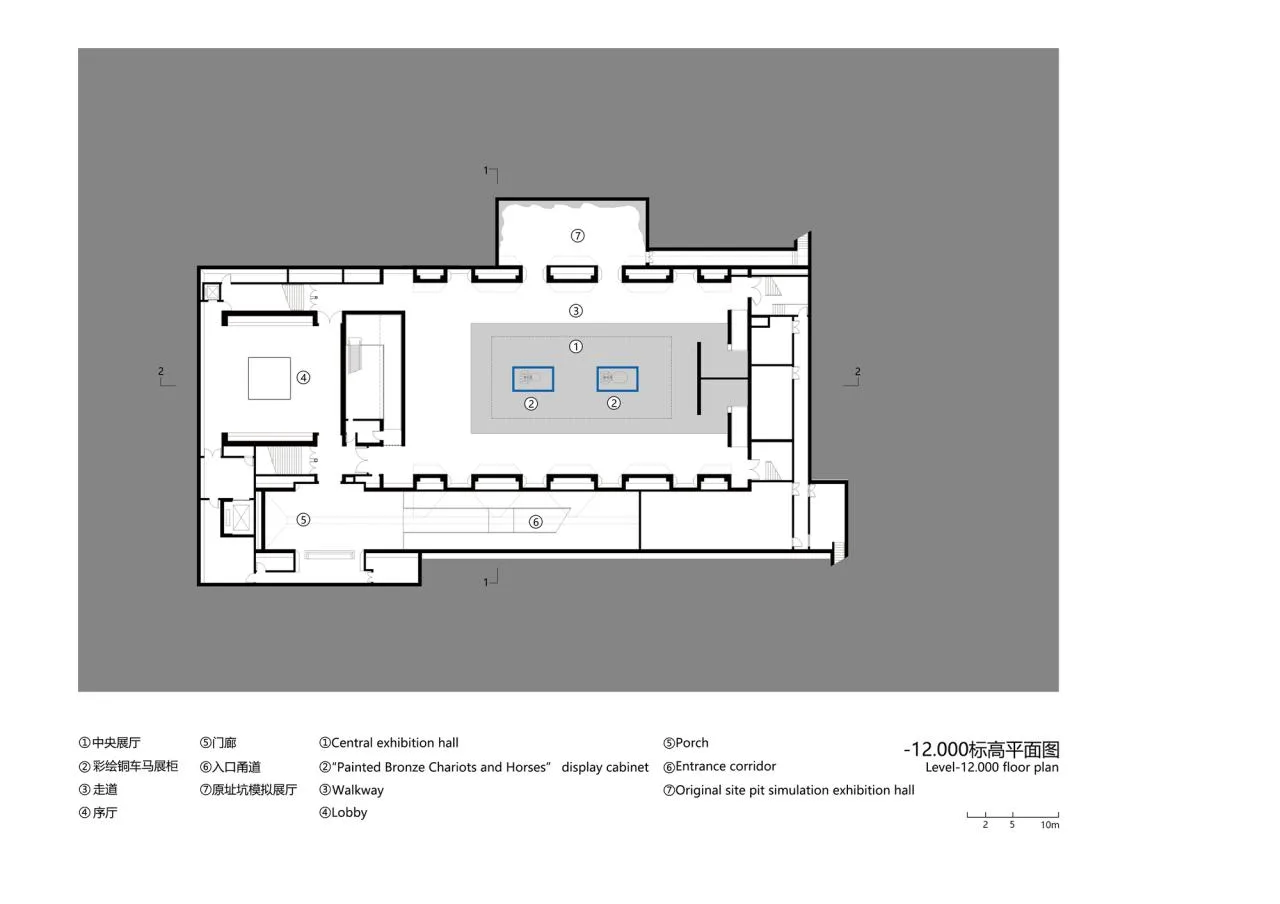 BIM Architecture | Xi'an Qin Shi Huang Mausoleum Museum Bronze Chariots and Horses Museum/Endless Design Studio