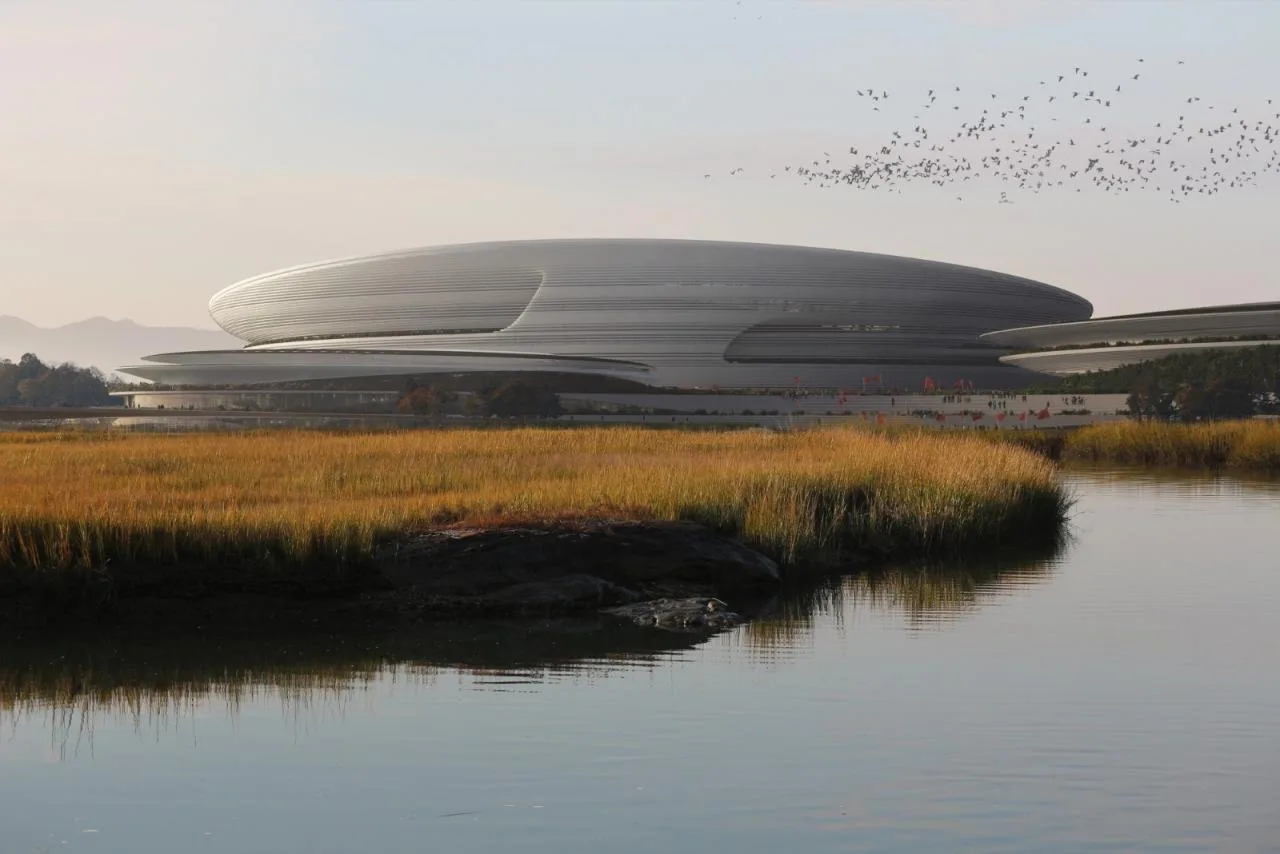BIM Architecture | Layer by layer blinds, Zaha Hadid Architects wins' Hangzhou Future Science and Technology Cultural Center International Sports Center