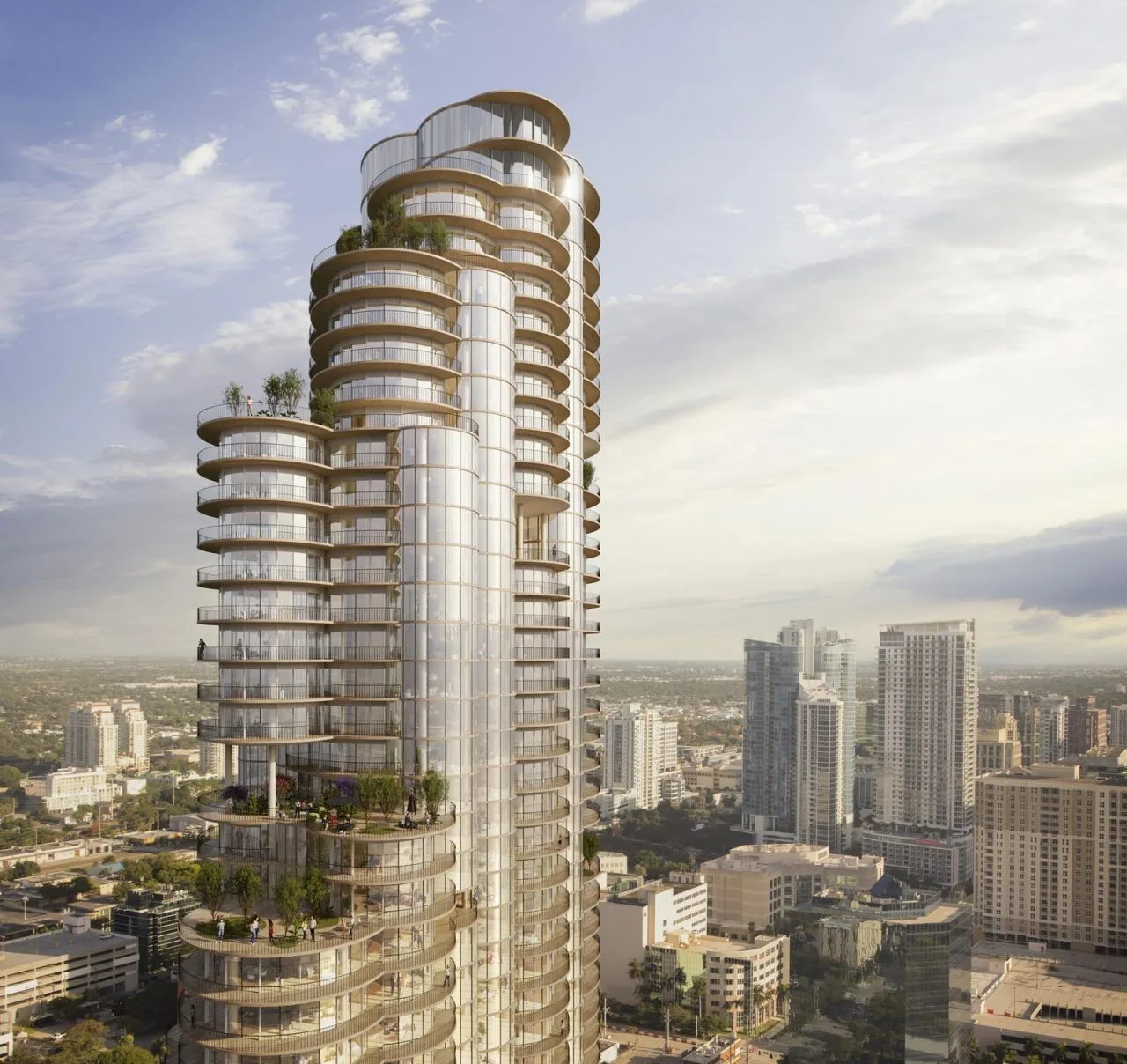 BIM Architecture | Stacked Columns, South Florida Integrated Tower Solution/ODA