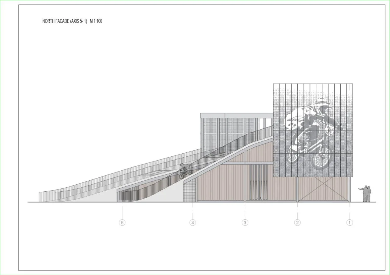 BIM Architecture | Olympic Champion Maris Strombergs' BMX Track/Balta Istaba