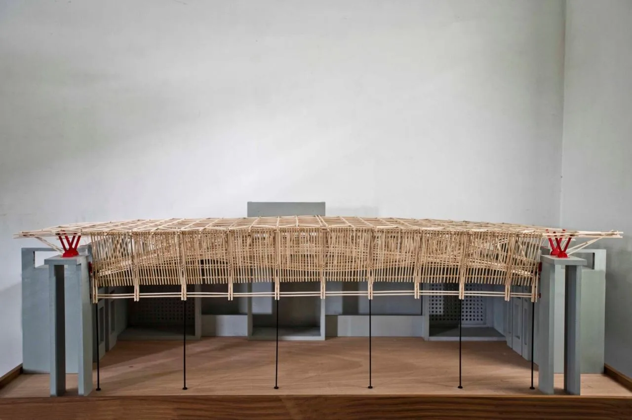 BIM Architecture | Craftsman Bamboo System Yogashala/ThumbImpressions