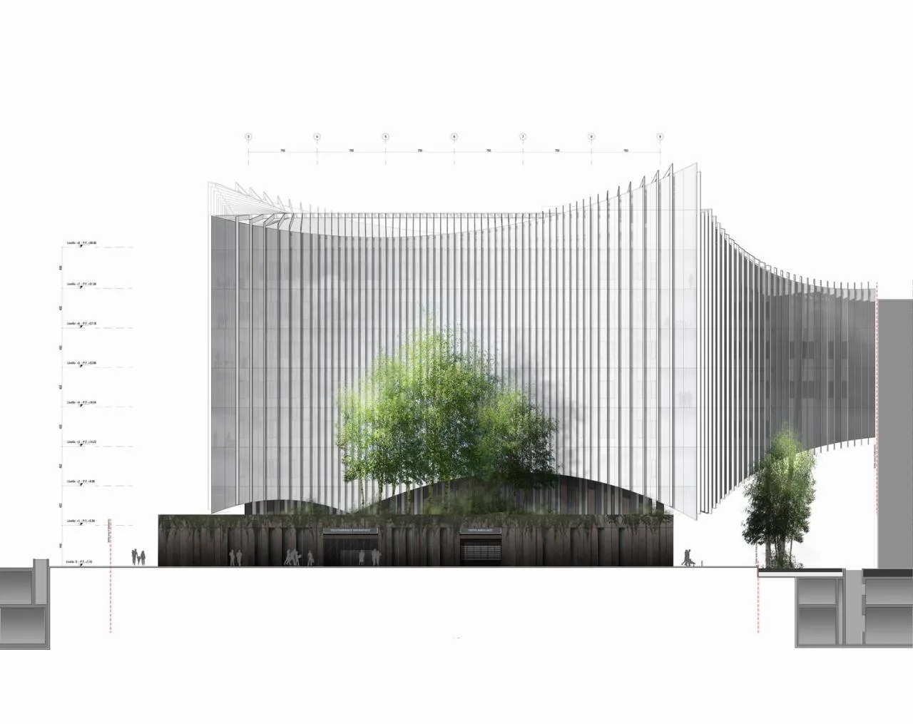BIM architecture | Hospital that can absorb haze: New Surgery and Emergency Center of Milan San Rafael Hospital/MCA Architecture Firm