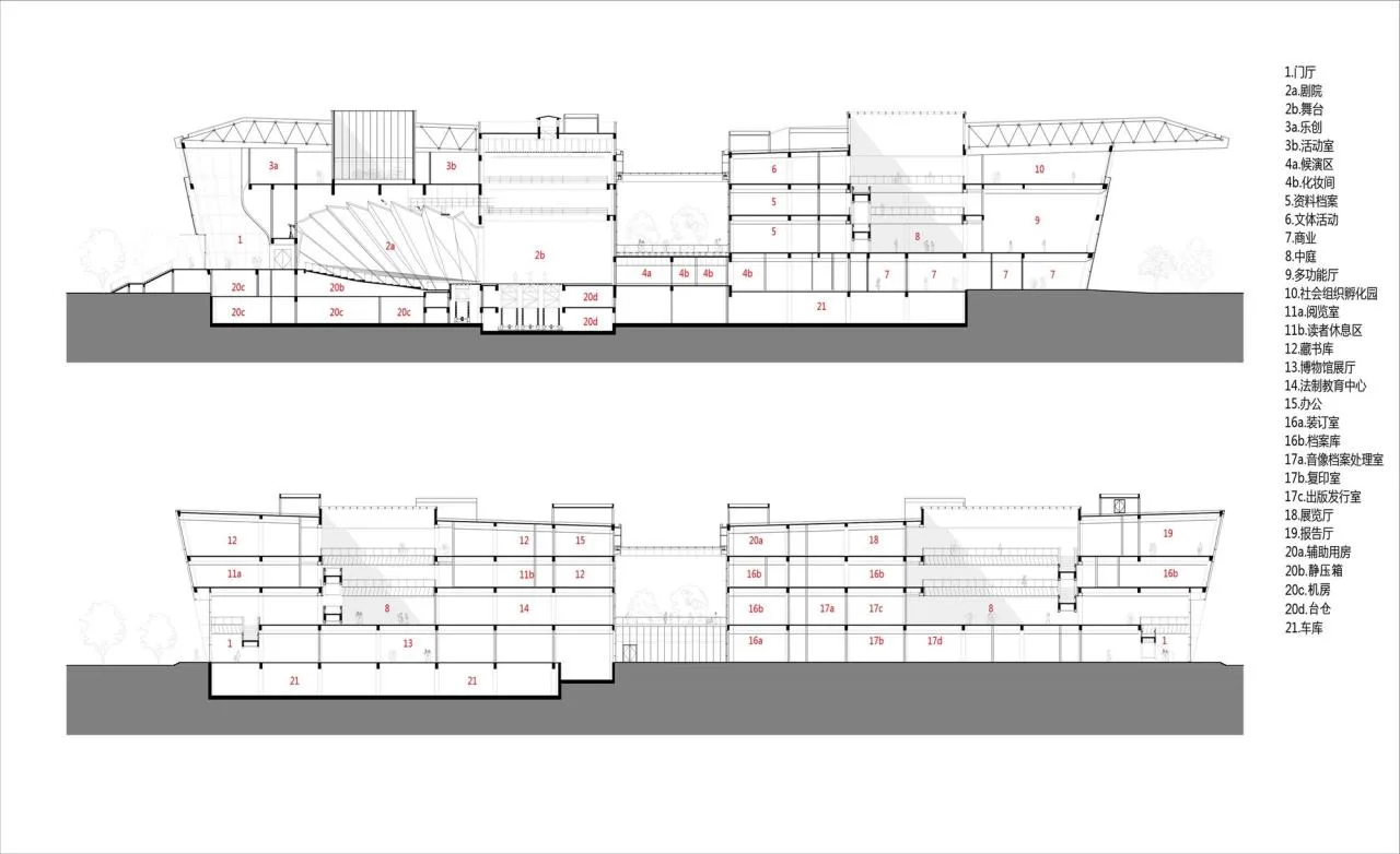 BIM Architecture | Xiangshui Cultural and Art Center/ATAH Landscape Architecture