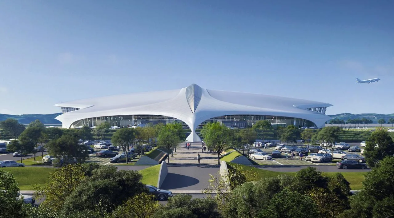 BIM Architecture | 'Flying Birds in the Mountains': Design of Lishui Airport in Zhejiang/MAD by Ma Yansong