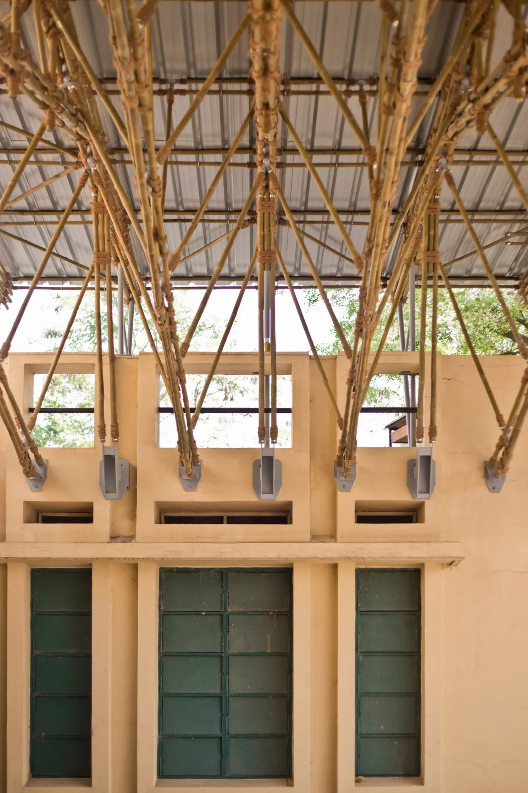 BIM Architecture | Craftsman Bamboo System Yogashala/ThumbImpressions