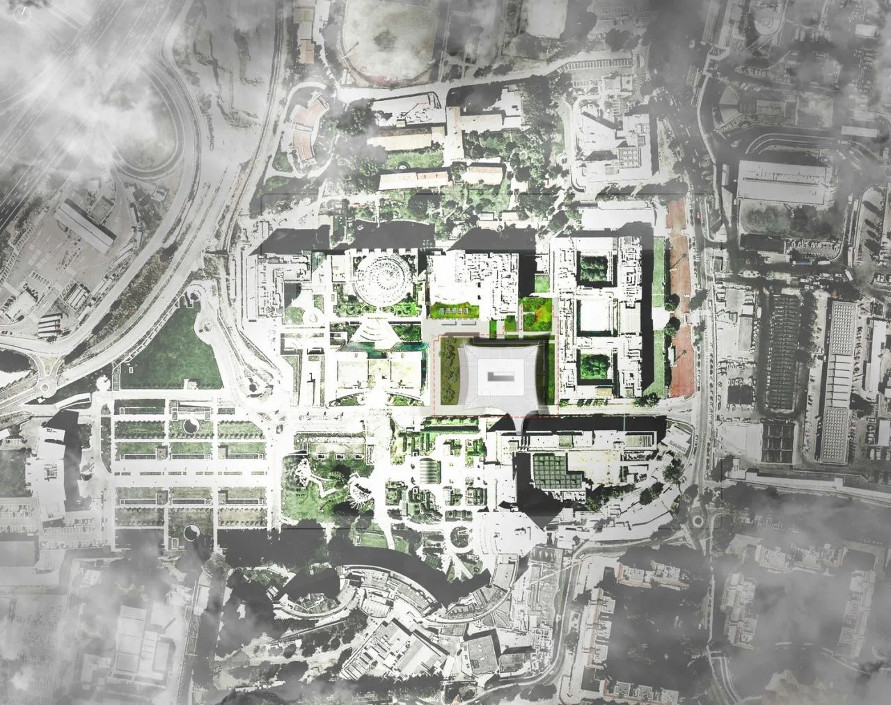 BIM architecture | Hospital that can absorb haze: New Surgery and Emergency Center of Milan San Rafael Hospital/MCA Architecture Firm