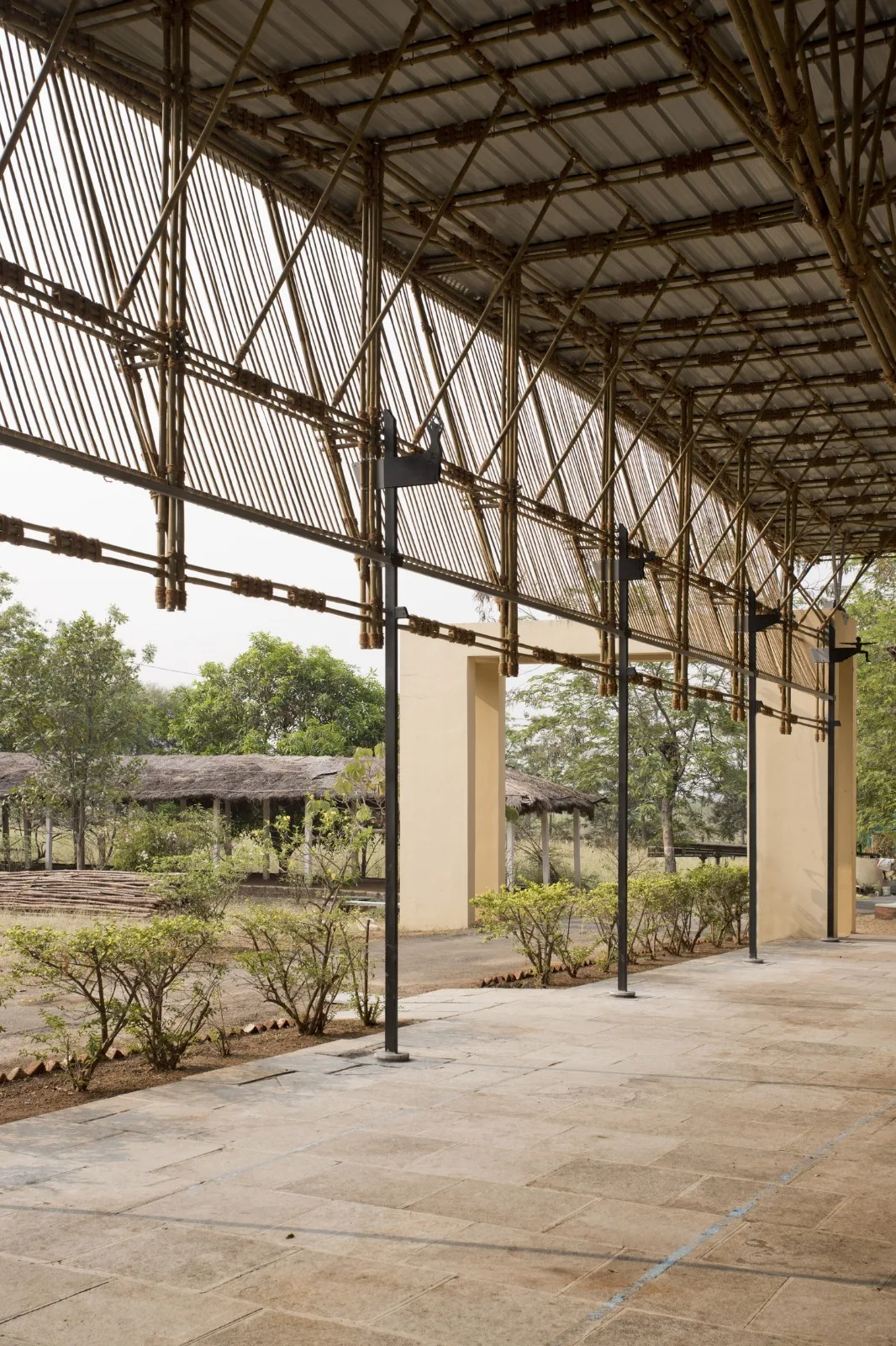 BIM Architecture | Craftsman Bamboo System Yogashala/ThumbImpressions