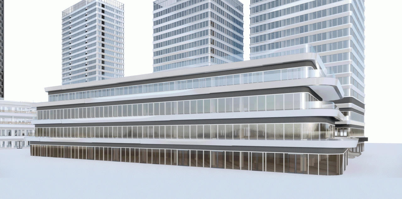 BIM Architecture | Moc Xinguangli · Suzhou High Speed Rail New City Composite Commercial Block/Jianhe Architecture