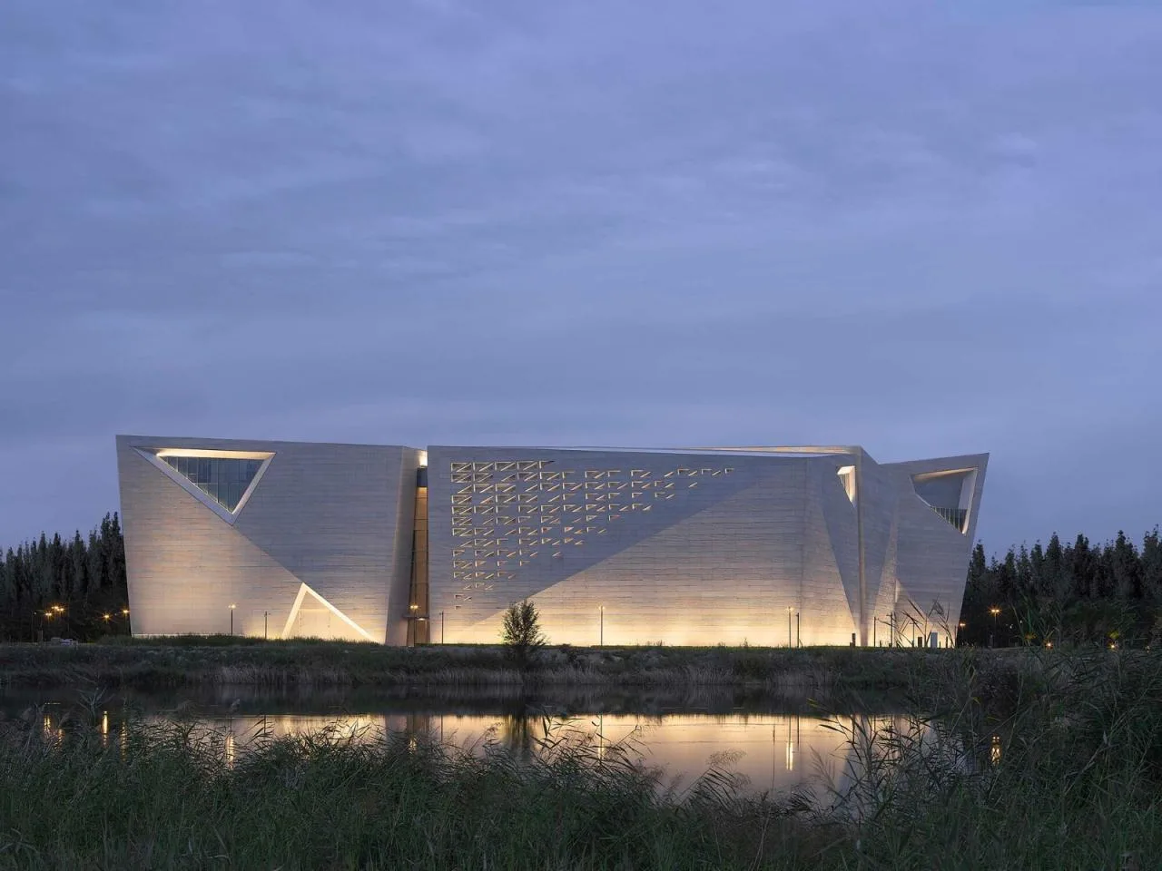 BIM Architecture | Ningxia Art Museum/Architectural Landscape Design