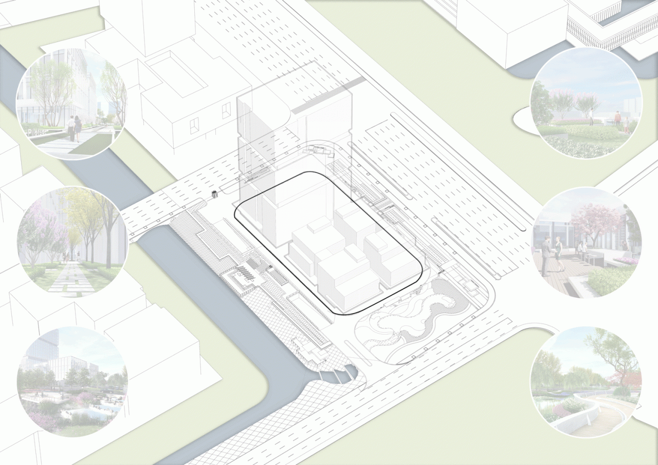 BIM Architecture | Changzhou High Speed Rail New City Navigation Building/Jianhe Architecture