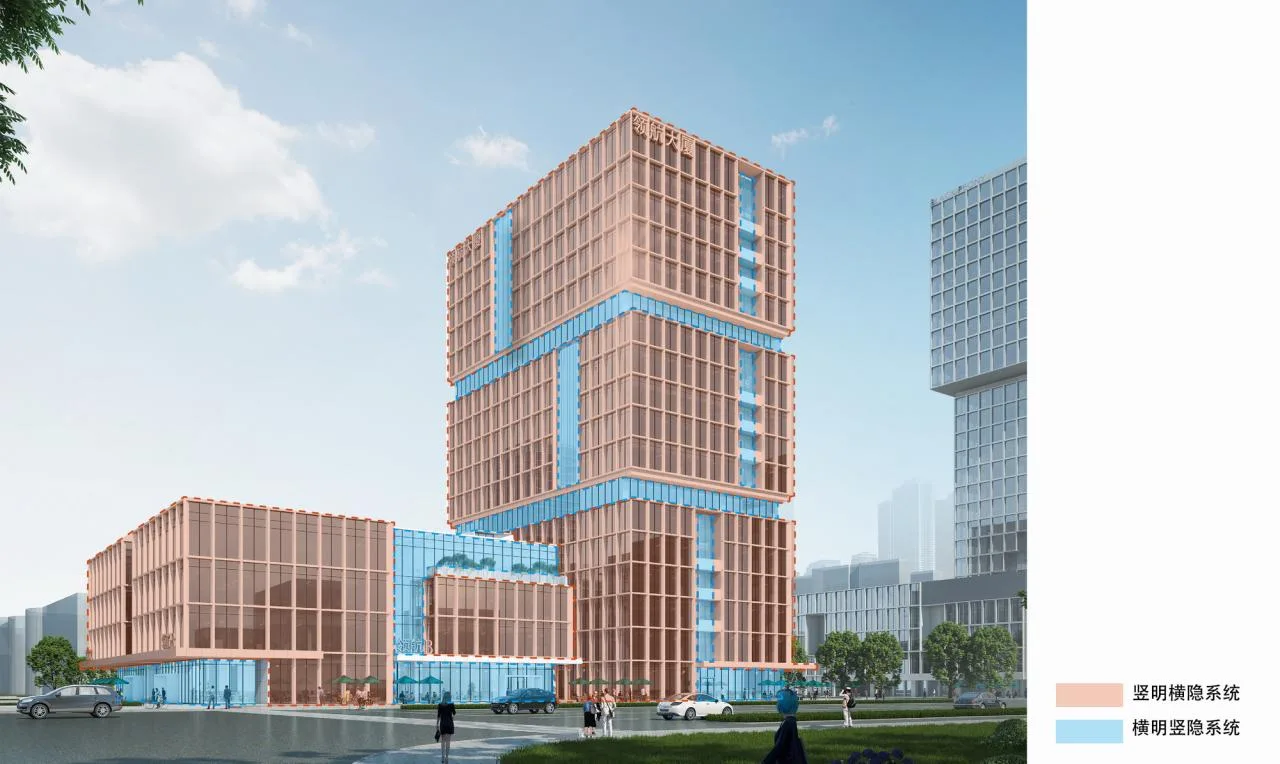 BIM Architecture | Changzhou High Speed Rail New City Navigation Building/Jianhe Architecture