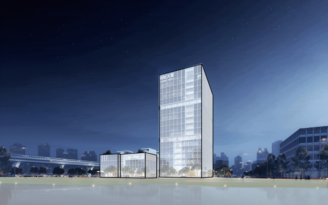 BIM Architecture | Changzhou High Speed Rail New City Navigation Building/Jianhe Architecture