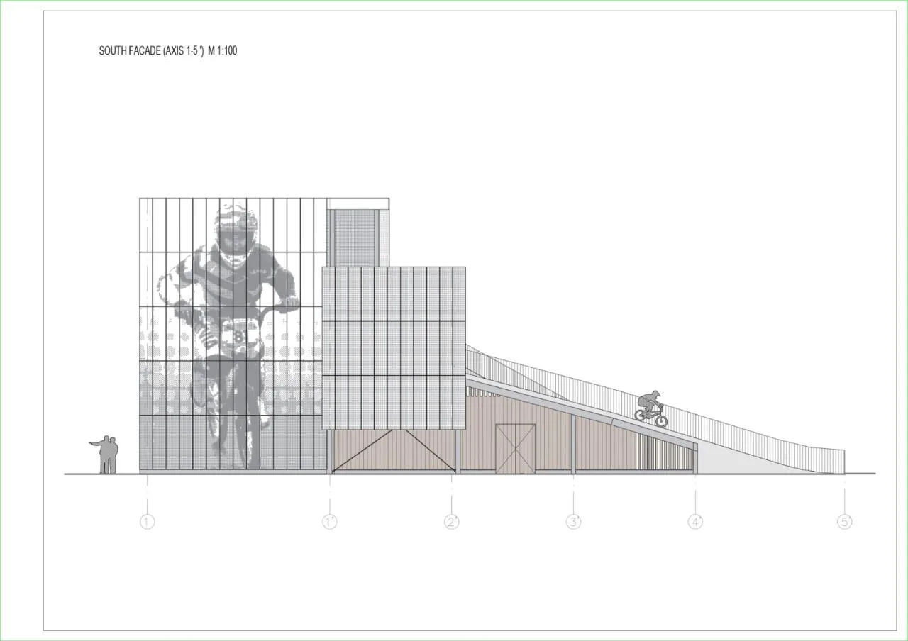 BIM Architecture | Olympic Champion Maris Strombergs' BMX Track/Balta Istaba