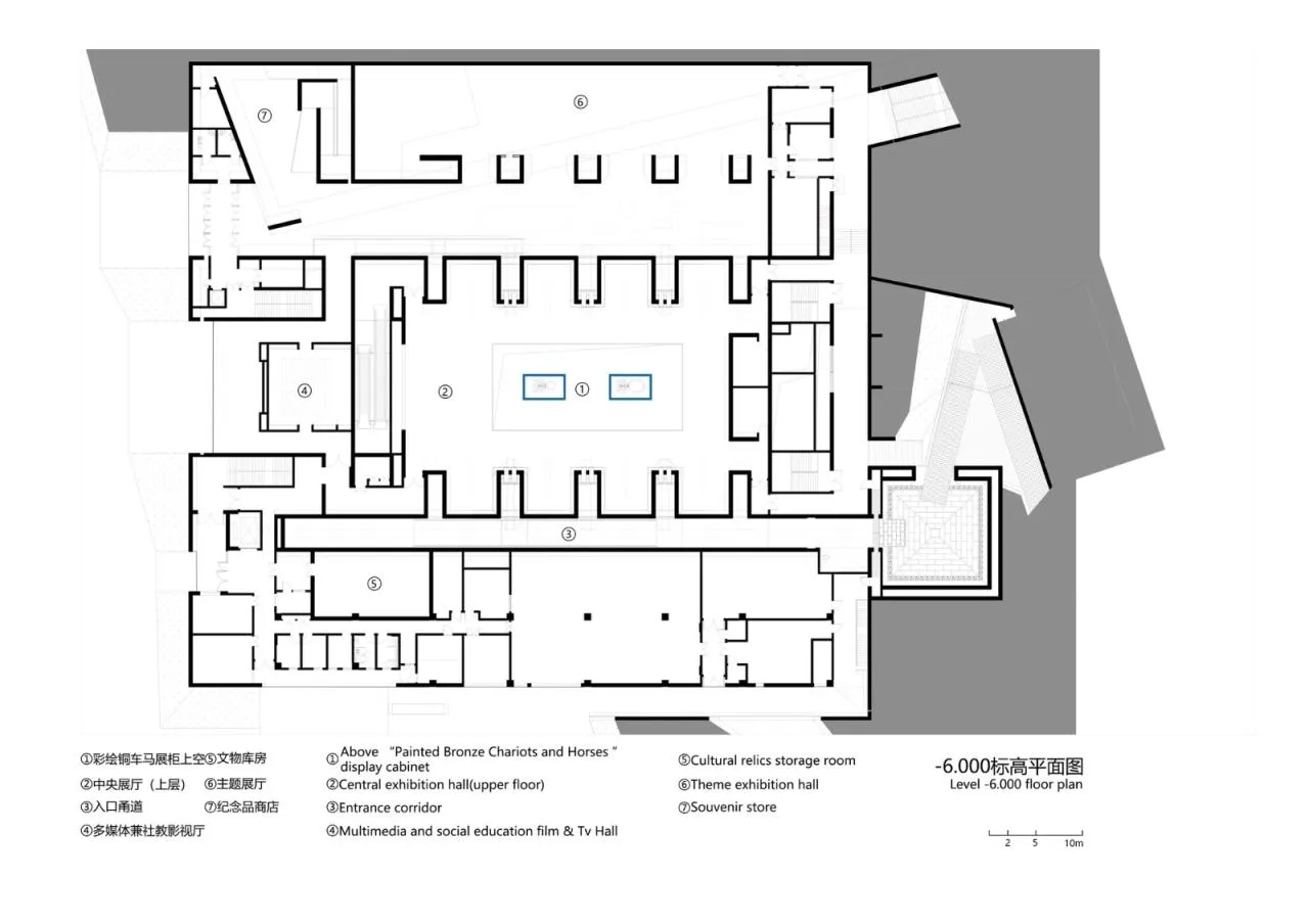 BIM Architecture | Xi'an Qin Shi Huang Mausoleum Museum Bronze Chariots and Horses Museum/Endless Design Studio