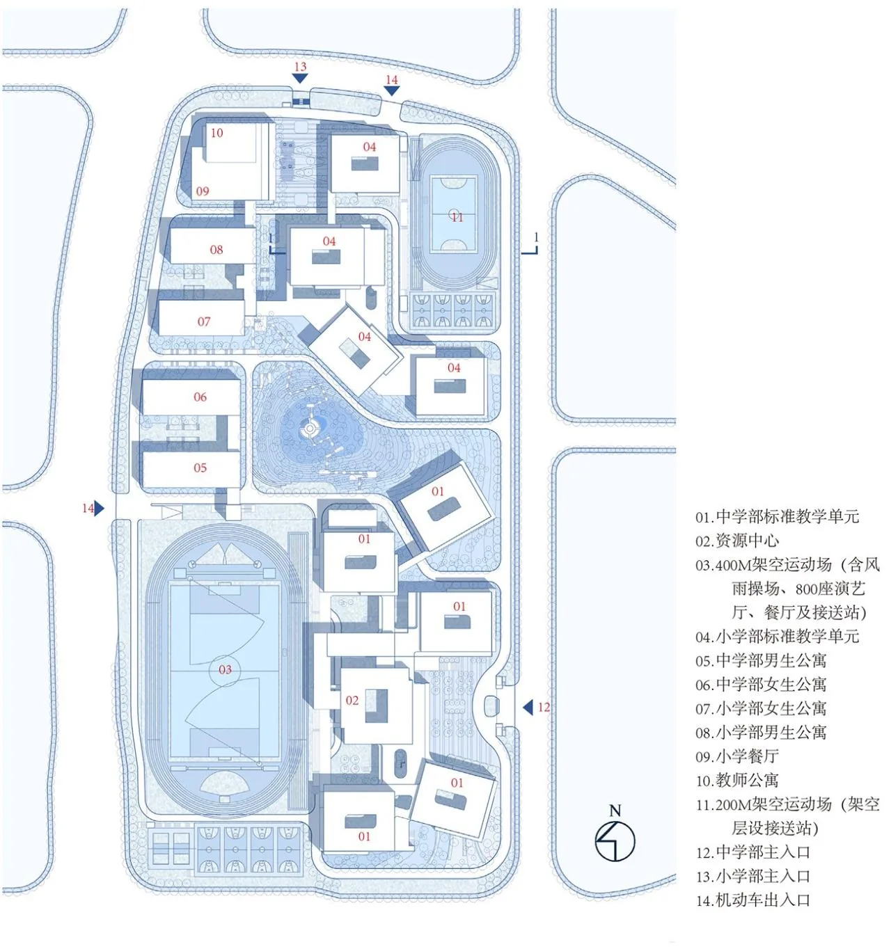 BIM Architecture | Taishan Guangxu Experimental School/Xiangwai Construction Studio