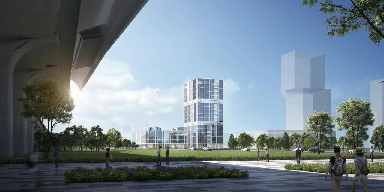 BIM Architecture | Changzhou High Speed Rail New City Navigation Building/Jianhe Architecture