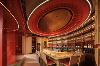BIM Architecture: Red Wine Market at the Street Corner by Niaoyan Burn/TRIOSTUDIO Sanlishe-BIM WORLD