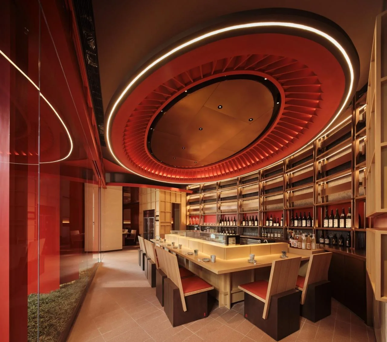BIM Architecture | Red Wine Market on the Street Corner: Niaoyan Burn/TRIOSTUDIO Sanlishe