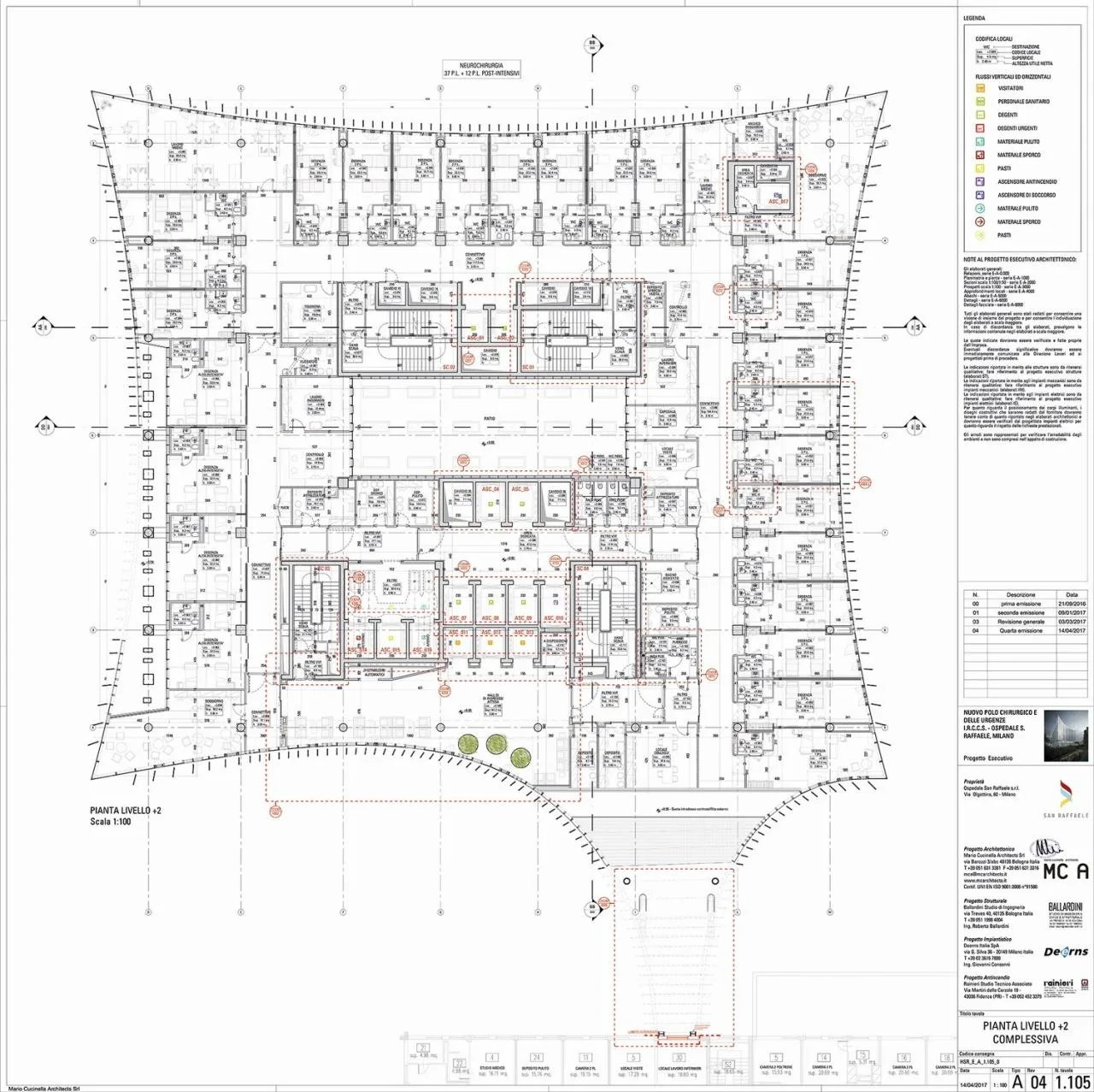 BIM architecture | Hospital that can absorb haze: New Surgery and Emergency Center of Milan San Rafael Hospital/MCA Architecture Firm