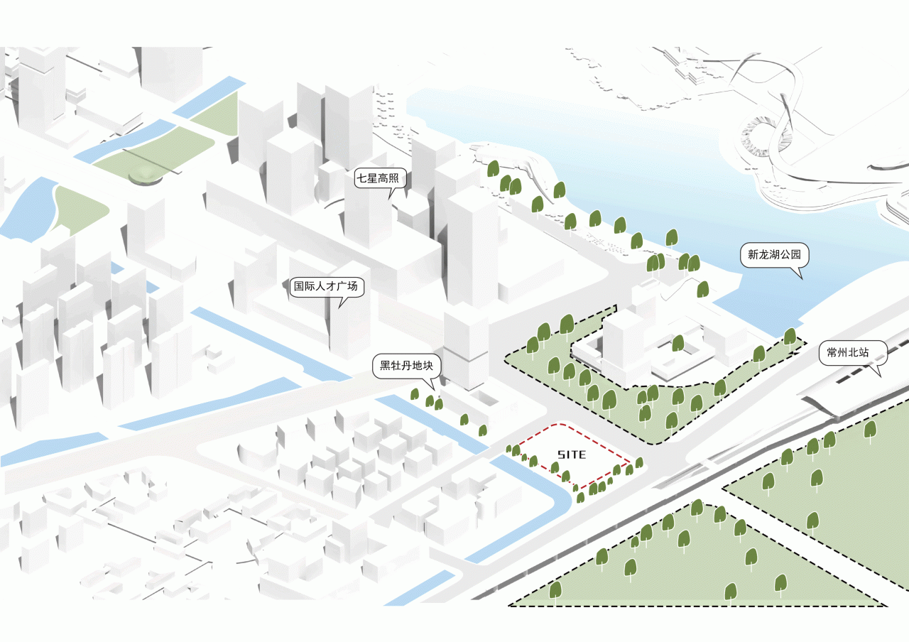 BIM Architecture | Changzhou High Speed Rail New City Navigation Building/Jianhe Architecture