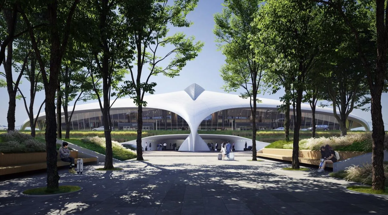 BIM Architecture | 'Flying Birds in the Mountains': Design of Lishui Airport in Zhejiang/MAD by Ma Yansong