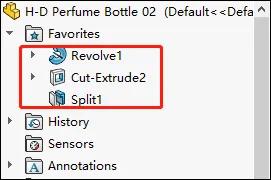 BIM Q&A | SOLIDWORKS Feature Tree Favorites Usage Tips