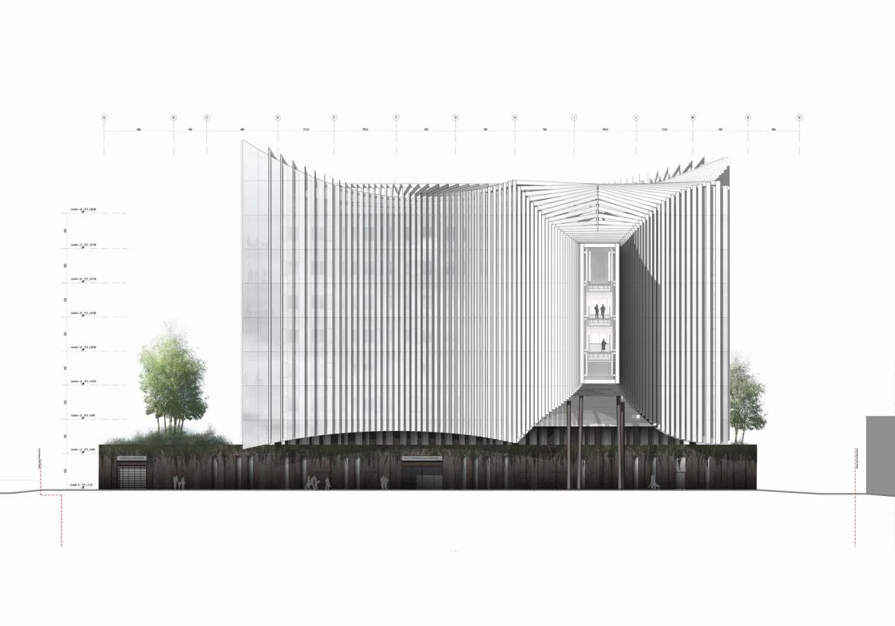 BIM architecture | Hospital that can absorb haze: New Surgery and Emergency Center of Milan San Rafael Hospital/MCA Architecture Firm
