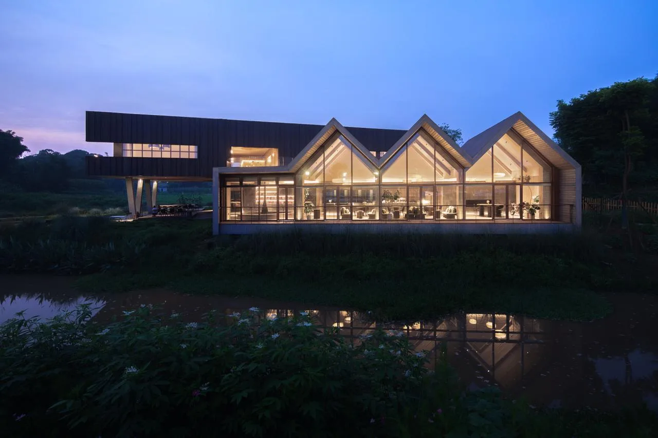 BIM Architecture | A Country Club that Unleashes Nature: JOYBO FARM/Wujian Architectural Design Firm on Jiang Xiaobai's One Acre Three Part Land