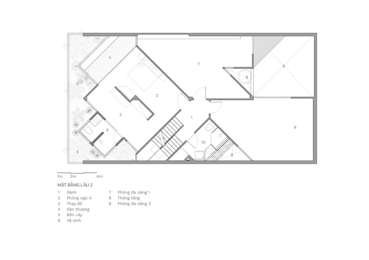 BIM Architecture | Triangle Home/Khuon Studio