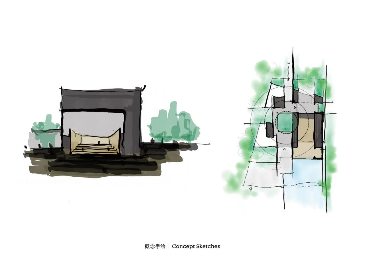 BIM Architecture | Yada Theater: Forest and Stage/Goa Elephant Design