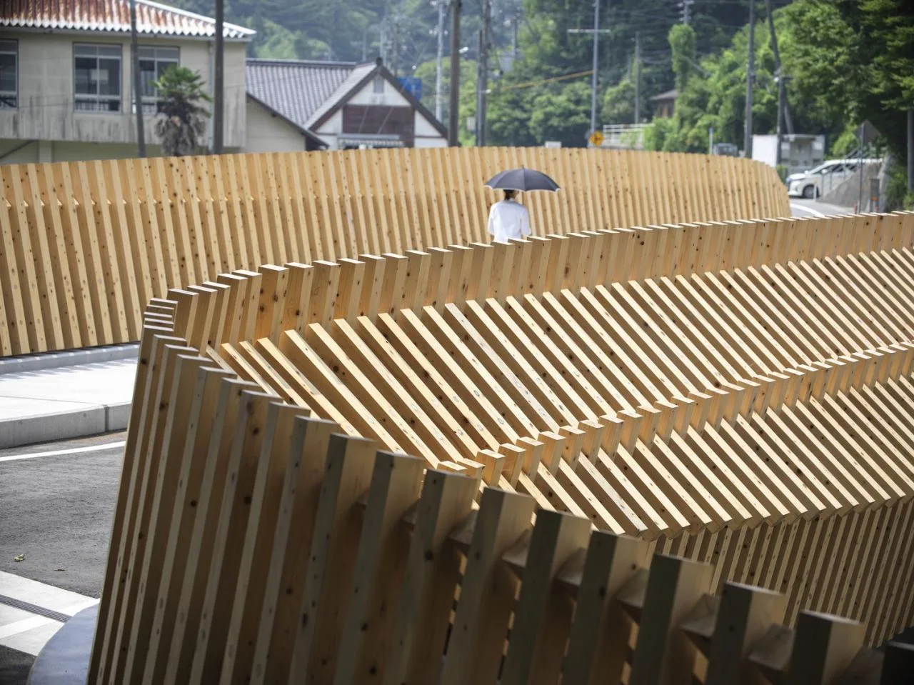 BIM Architecture | Combining Traditional Woodworking Techniques with Modern Computing Technology, Kusugibashi/Kengo Kuma Architecture Urban Design Firm