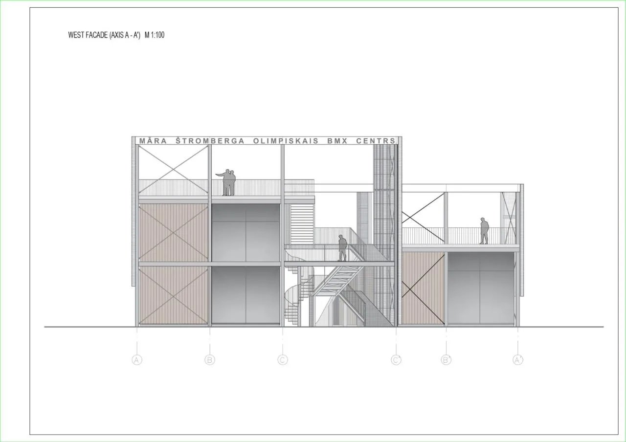 BIM Architecture | Olympic Champion Maris Strombergs' BMX Track/Balta Istaba