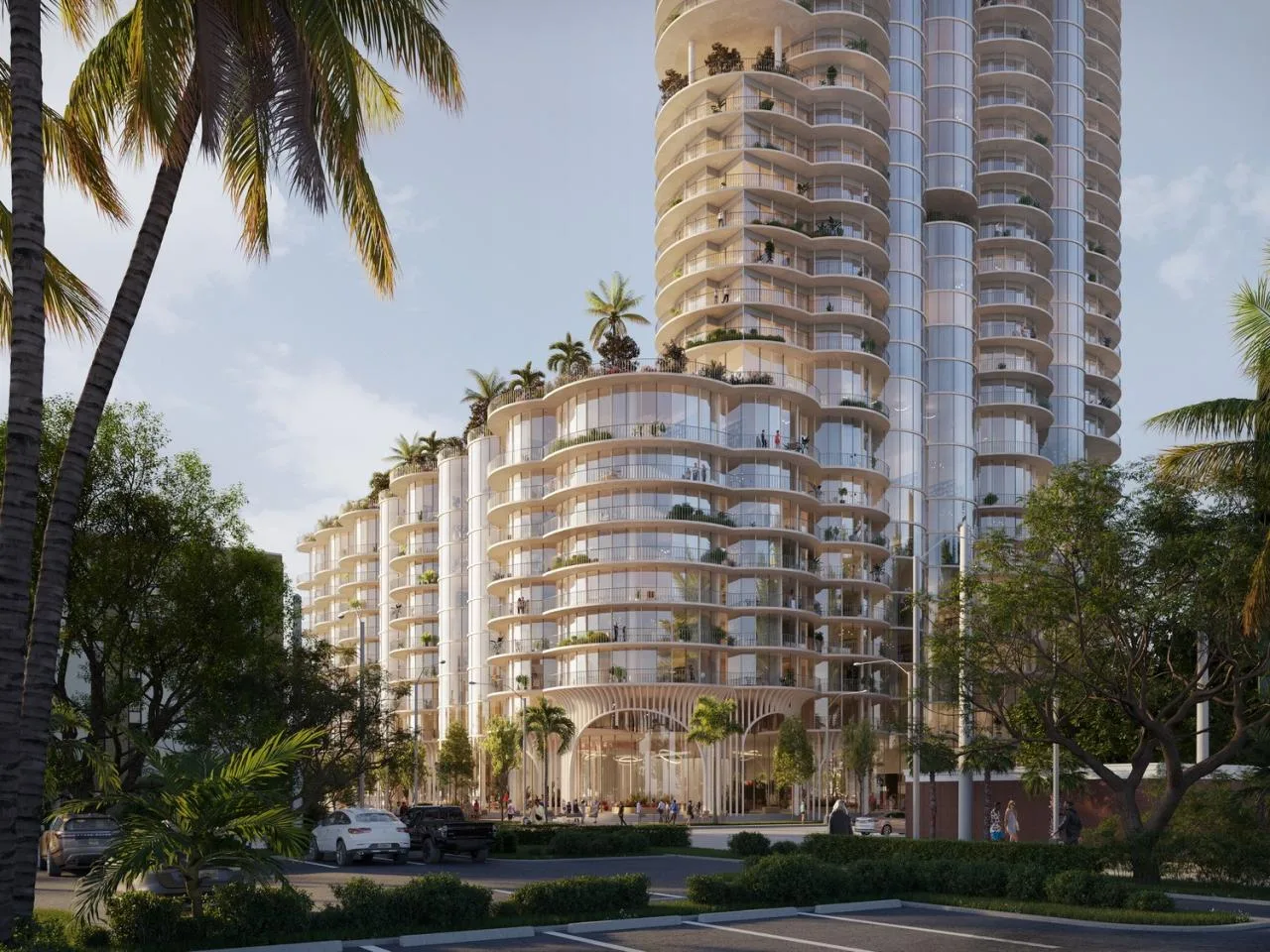 BIM Architecture | Stacked Columns, South Florida Integrated Tower Solution/ODA
