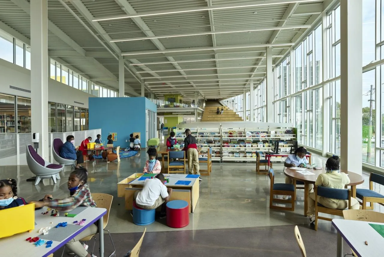 BIM Architecture | Pine Bluff General Library/Polk Stanley Wilcox Architects