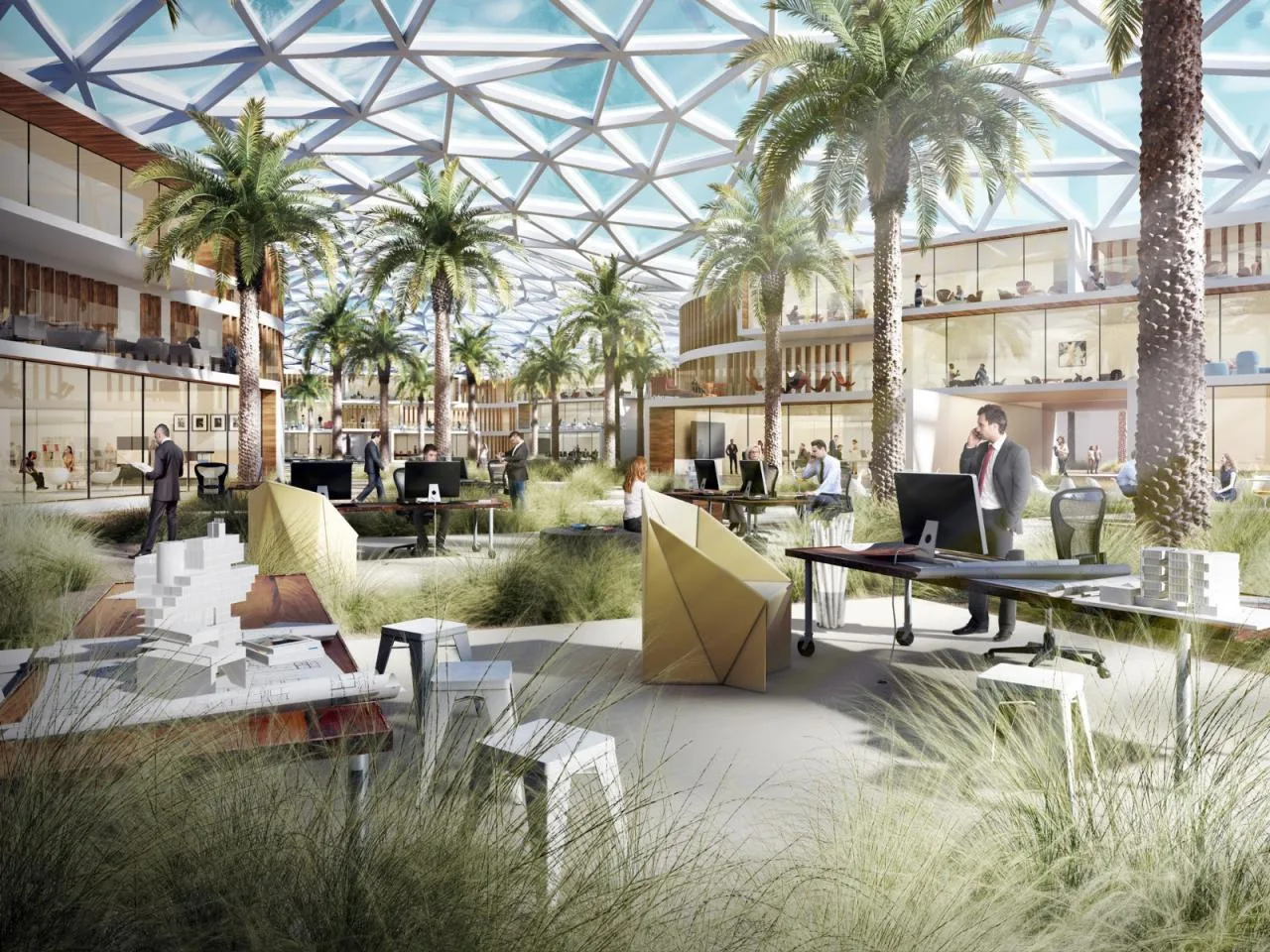 BIM Architecture | Dubai to Build New Technology Zone Creekside, Net Zero Carbon Zone/URB
