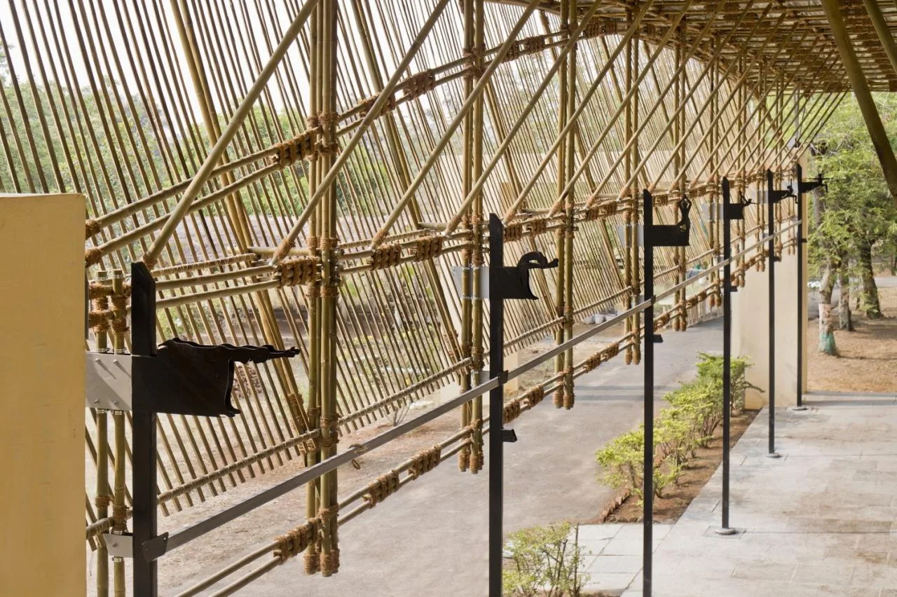 BIM Architecture | Craftsman Bamboo System Yogashala/ThumbImpressions