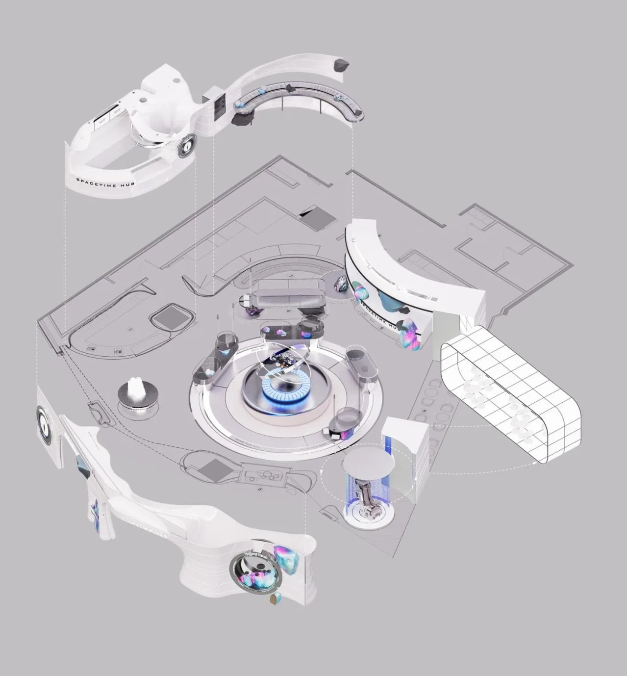 BIM Architecture | HOLILAND TRAVEL: Future Narrative of Parallel Universe/SLT Design Consulting Co., Ltd